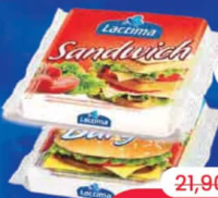 LACTIMA Produs alimentar cu grăsimi vegetale, Sandwich, feliat, Sortiment variat, 100 grame