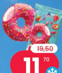RUD Înghețată Donut căpșuni & vanilie, 70 grame