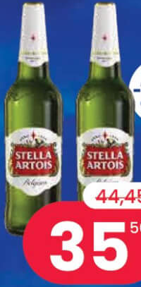 STELLA ARTOIS Bere blondă, sticlă, 0.66 litri