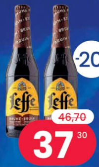 LEFFE Bere blondă/brună, sticlă, 0.33 litri