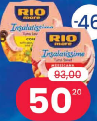 RIO MARE Insalatissime cu ton, Sortiment variat, 160 grame