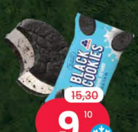RUD Înghețată Sandwich „Black Cookies”, 65 grame