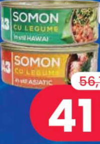 A3 Лосось с овощами, в ассортименте, 240 г