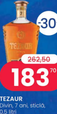 TEZAUR Divin, 7 ani, sticlă, 0.5 litri