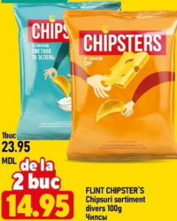 Flint Chipster's Chipsuri sortiment divers 100g