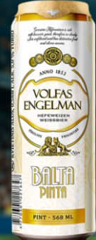 Volfas Engelman Bere blondă Balta Pinta Horn Diesel Ringtinis c/m 0.568L