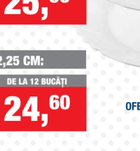 Bormioli Rocco Prima Farfurie Adâncă 22,25 cm (1-11 bucăți)
