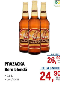 Prazacka Bere blondă 0.5L