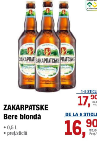 Zakarpatske Bere blondă 0.5L