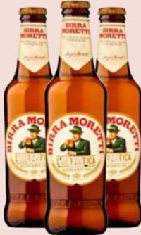 BIRRA MORETTI Bere blondă 0.33L (1-5 sticle)