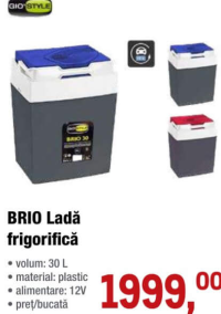 GIO'STYLE BRIO Ladă frigorifică 30 L 12V