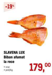 SLAVENA LUX Biban afumat la rece vrac