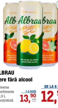 Albrau Bere fără alcool 0,5 L