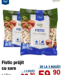 Metro Chef Fistic prăjit și sărat 150g 1-2 buc
