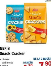 Nefis Snack Cracker diverse sortimente 100g 1-2 buc