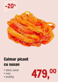Calmar picant cu susan vrac