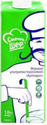 Smacino Şef Smântână dulce 18% 1000g