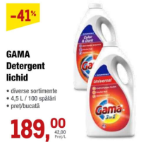 GAMA Detergent lichid 4.5 L