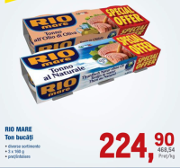 Rio Mare Ton bucăți diverse sortimente 3 x 160g