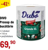 Divo Prosop de bucătărie 2 straturi 110m
