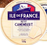 ILE DE FRANCE Petit Brie / Camembert 125 g