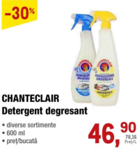 Chanteclair Detergent degresant 600ml