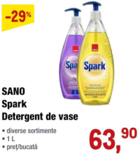 Sano Spark Detergent de vase 1L