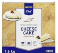 Metro Chef Cheesecake 1600g