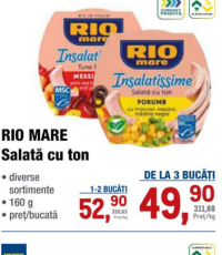 Rio Mare Salată cu ton diverse sortimente 160g