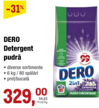 DERO Detergent pudră 6 kg