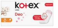 KOTEX Absorbante zilnice 56 bucăți de la 2 bucăți