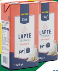 Metro Chef Lapte UHT 3,2% 1000g