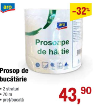 Aro Prosop de bucătărie 2 straturi 70m