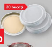 Capace borcane diametru: cca. 82 mm 20 bucăți 1 set