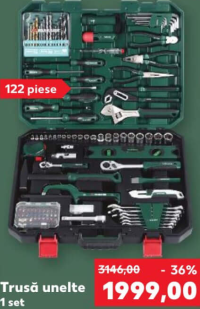Parkside Trusă unelte 122 piese 1 set