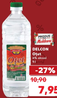 Delcon Oțet 6% alcool 1 l