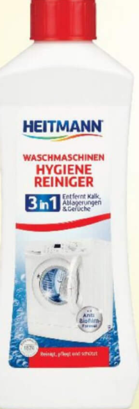 HEITMANN Soluție pentru igienizarea mașinii de spălat rufe 250 ml