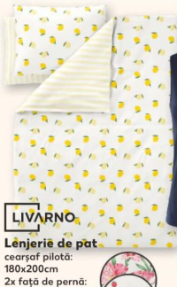 Livarno Lenjerie de pat 180x200cm / 50x70cm 1 buc