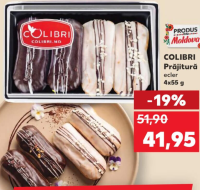Colibri Prăjitură ecler 4x55 g