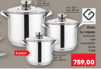 Grunberg Oale cu capac set 6 piese 1 set