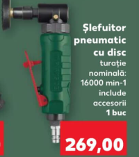 Parkside Șlefuitor pneumatic cu disc 1 buc