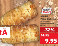 MILINA Pâine Ciabatta cu cașcaval 220 g