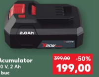 Parkside Acumulator 20V, 2 Ah 1 buc