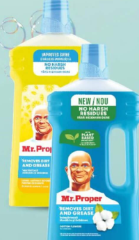 MR. PROPER Detergent pentru suprafețe lemon / flori de bumbac 1 l
