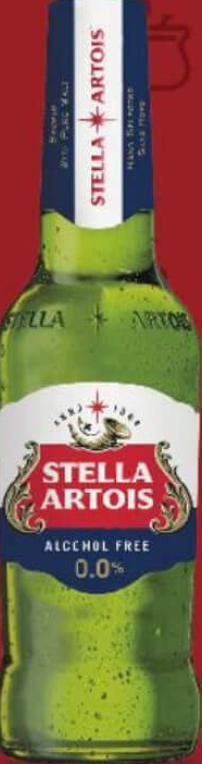 Stella Artois Bere blondă fără alcool 0,33 l