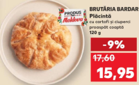 Brutăria Bardar Plăcintă cu cartofi și ciuperci 120 g