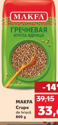 MAKFA Crupe de hrișcă 800 g