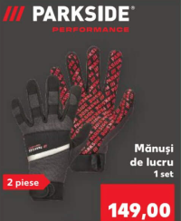 Parkside Performance Mănuși de lucru 1 set