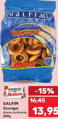 Galfim Covrigei diverse sortimente 200 g