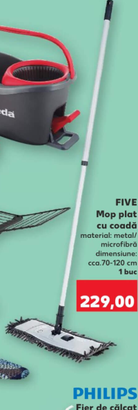 FIVE Mop plat cu coadă 1 buc